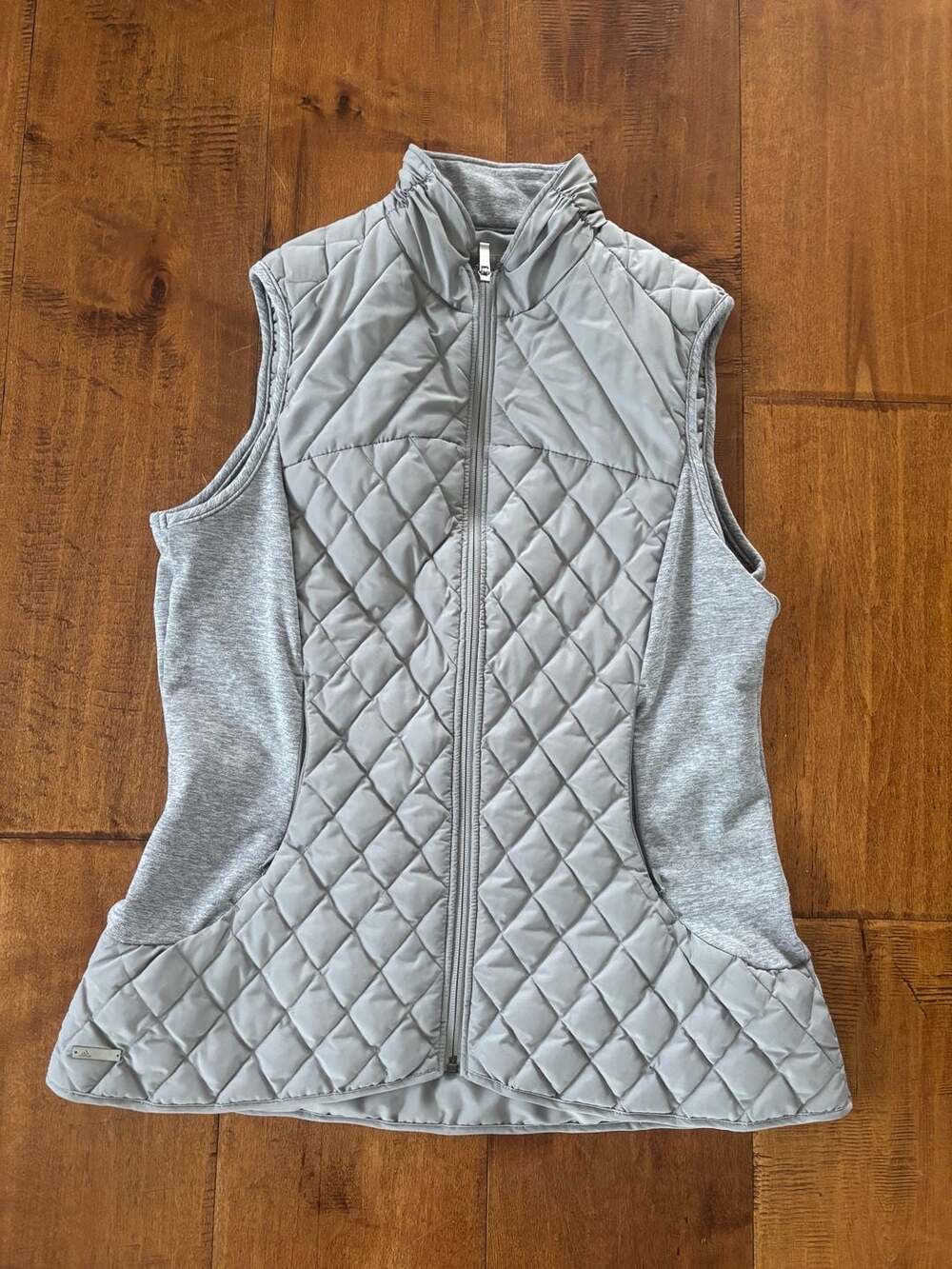 Adidas Golf Women's Climawarm Hybrid Quilted Full-Zip Vest